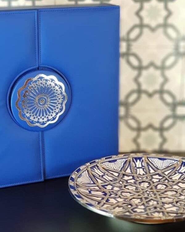 Coffret assiettes artisanale marocaine 3