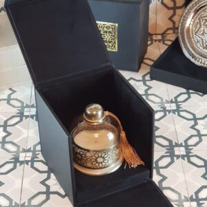 Coffret bougie cloche artisanale marocaine