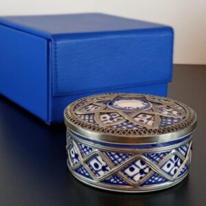 cOFFRET BOITE BIJOUX ARTISANALE MAROCAIN POTERIE 2